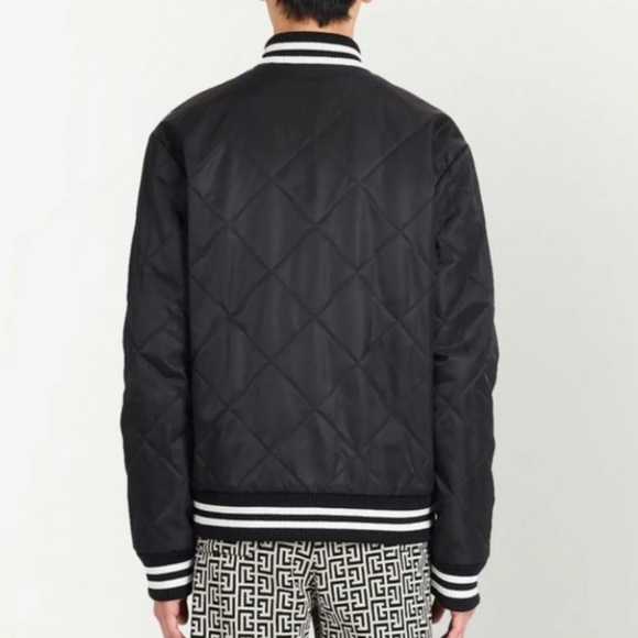 Balmain reversable quilted bomber jacket - Picture 3 of 14